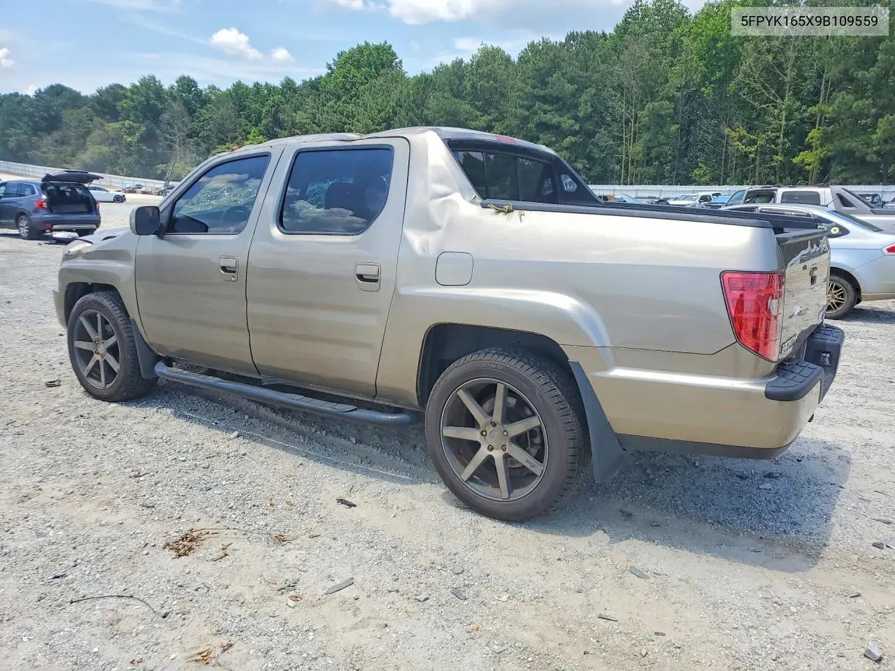 2009 Honda Ridgeline Rtl VIN: 5FPYK165X9B109559 Lot: 56813066