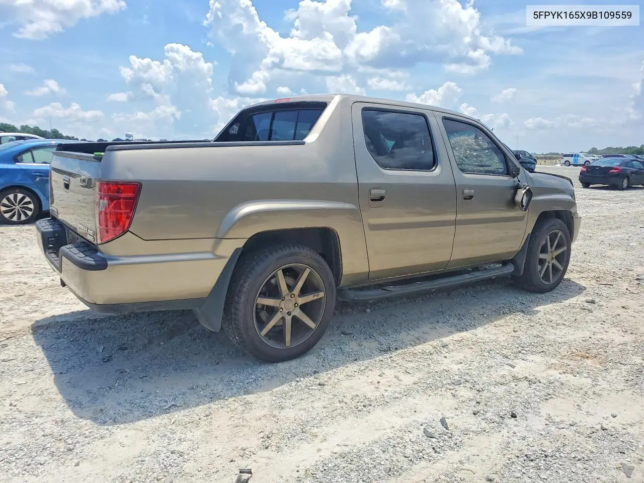 2009 Honda Ridgeline Rtl VIN: 5FPYK165X9B109559 Lot: 56813066
