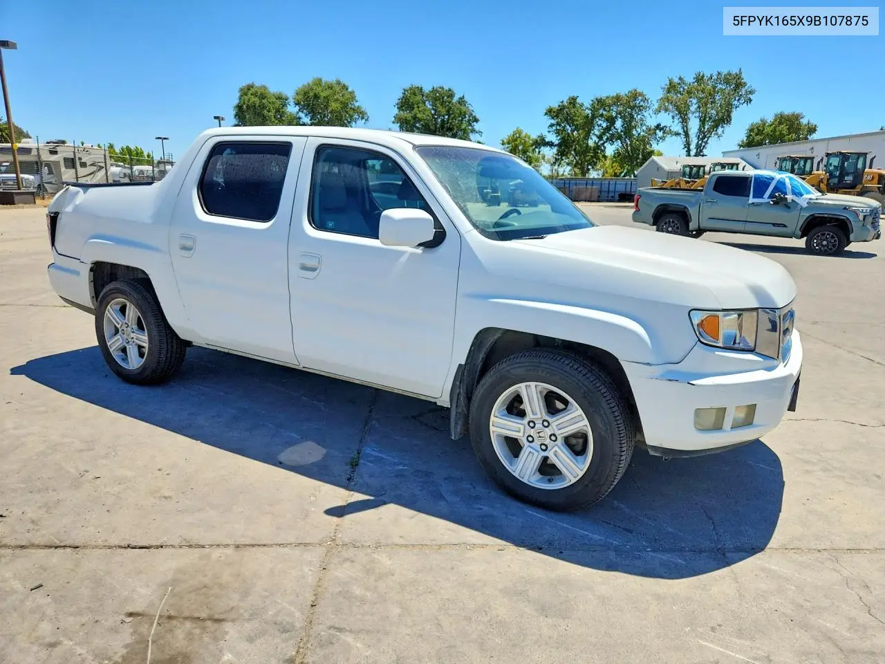 2009 Honda Ridgeline Rtl VIN: 5FPYK165X9B107875 Lot: 60019316
