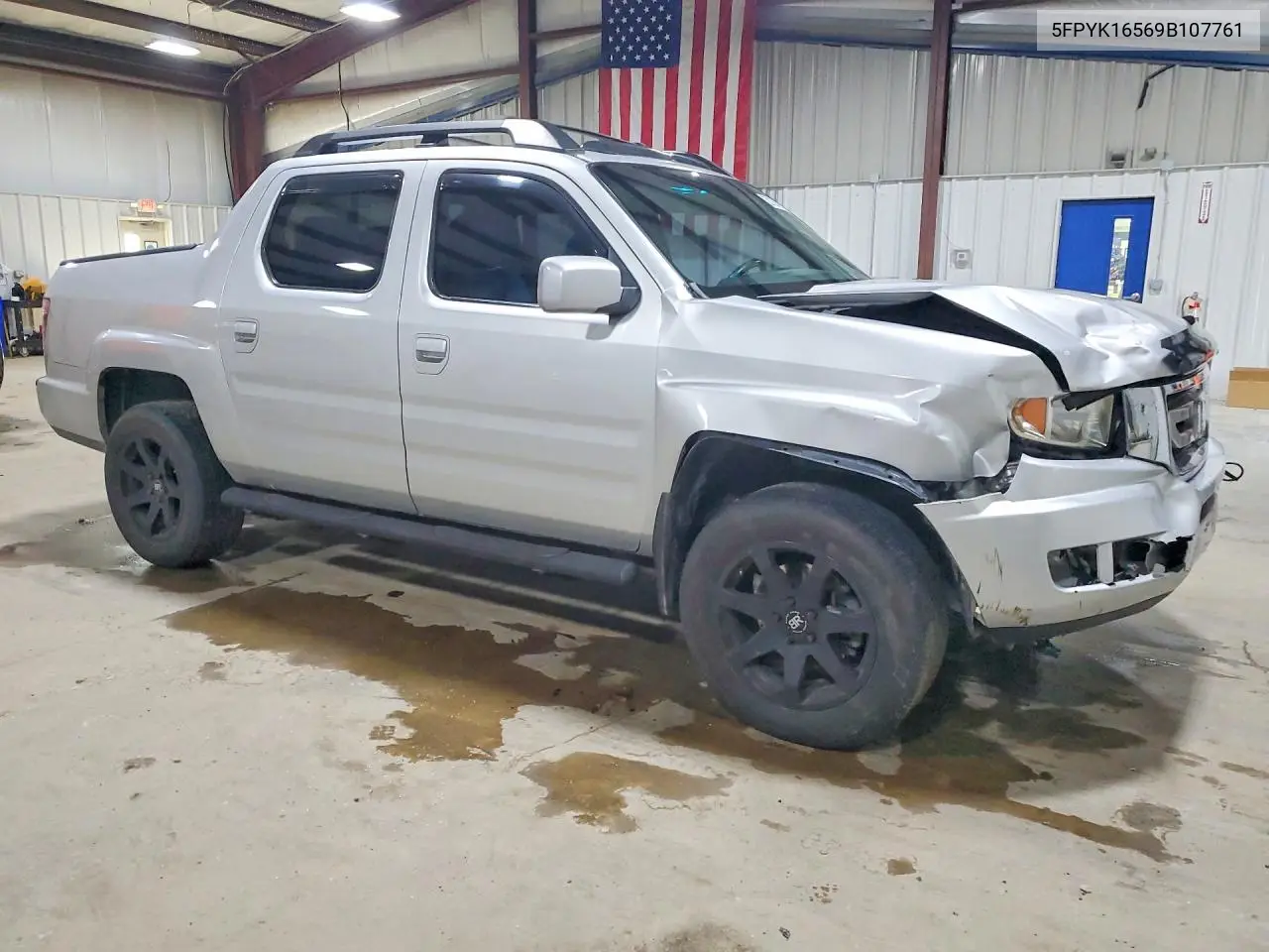 2009 Honda Ridgeline Rtl VIN: 5FPYK16569B107761 Lot: 62103126