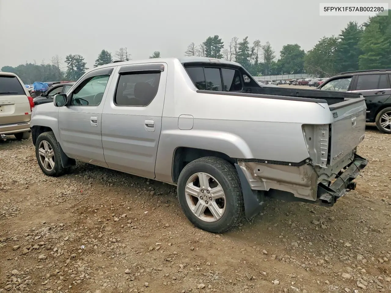 2010 Honda Ridgeline Rtl VIN: 5FPYK1F57AB002280 Lot: 59987146