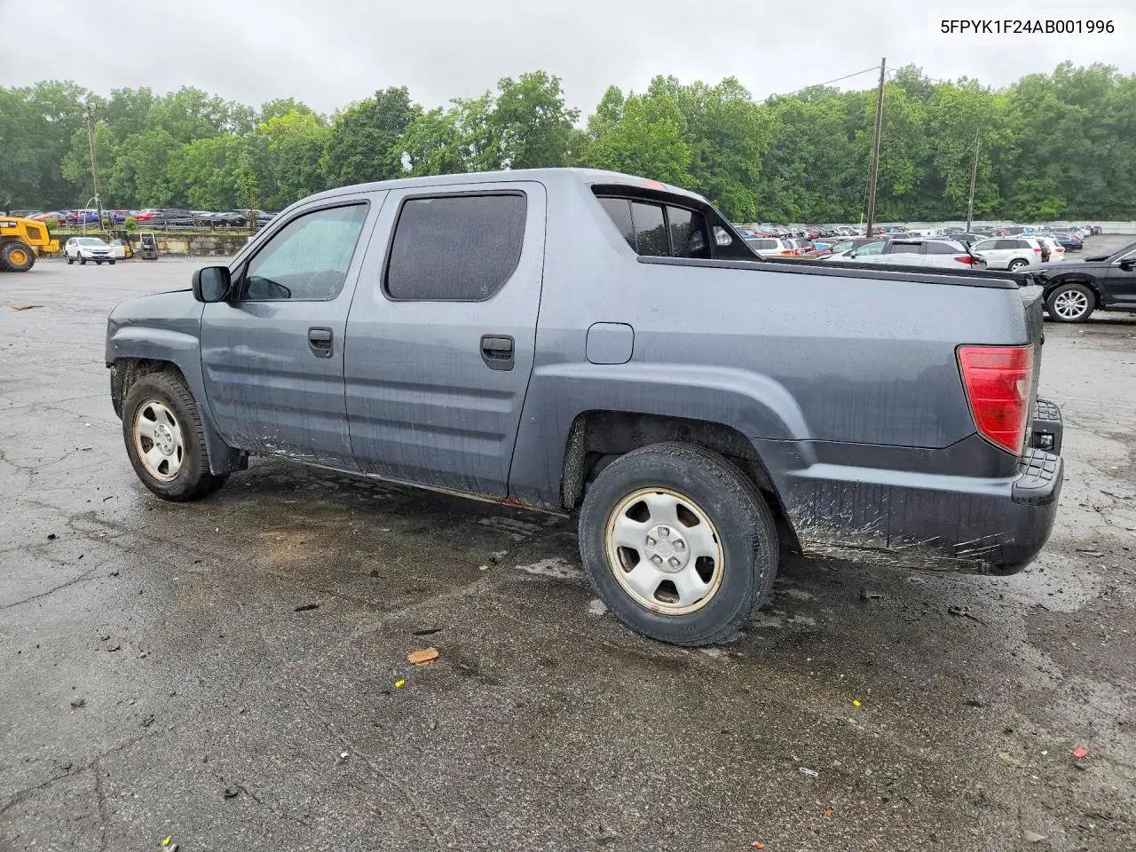 2010 Honda Ridgeline Rt VIN: 5FPYK1F24AB001996 Lot: 60019556