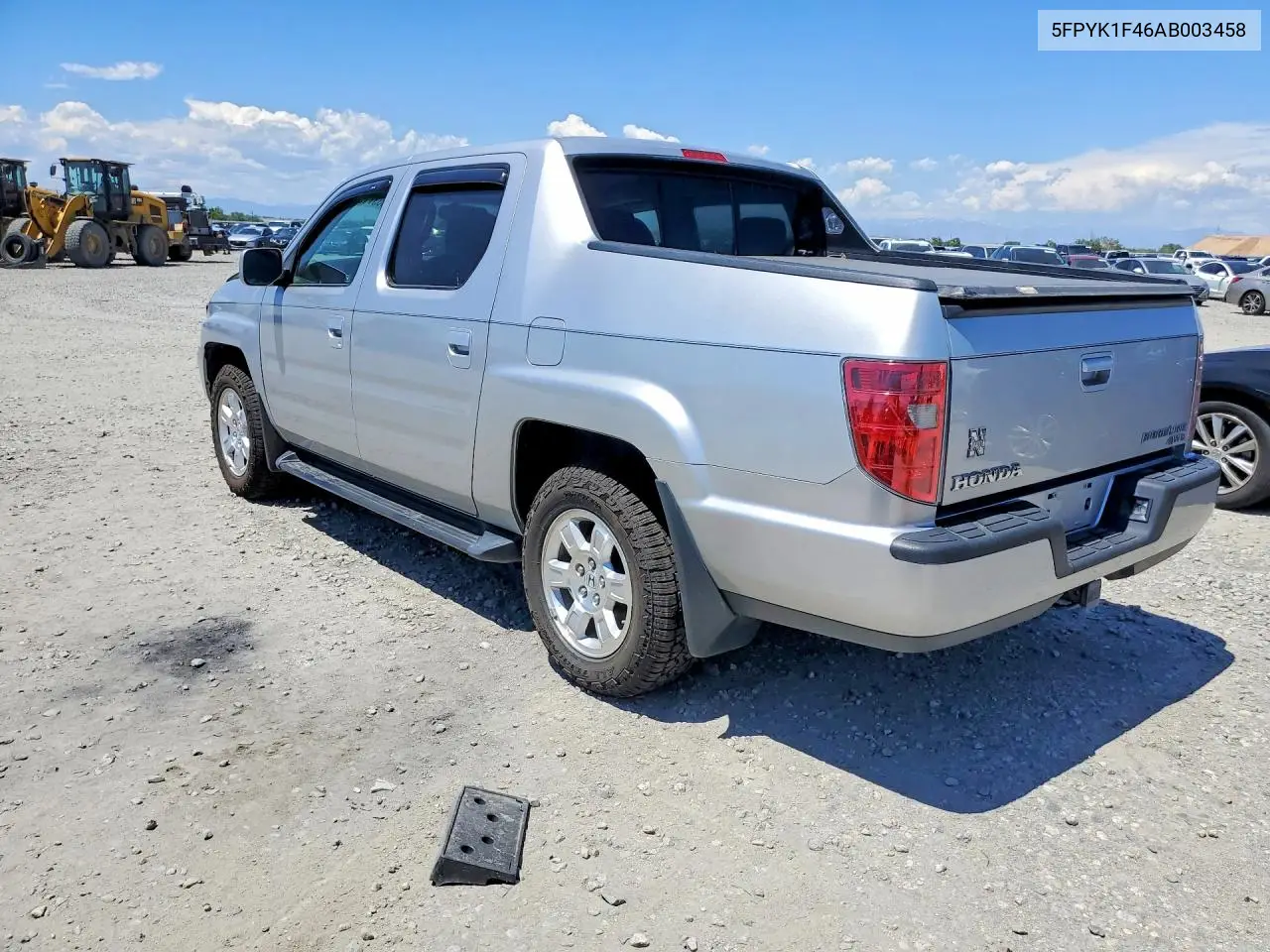 2010 Honda Ridgeline Rts VIN: 5FPYK1F46AB003458 Lot: 60371556