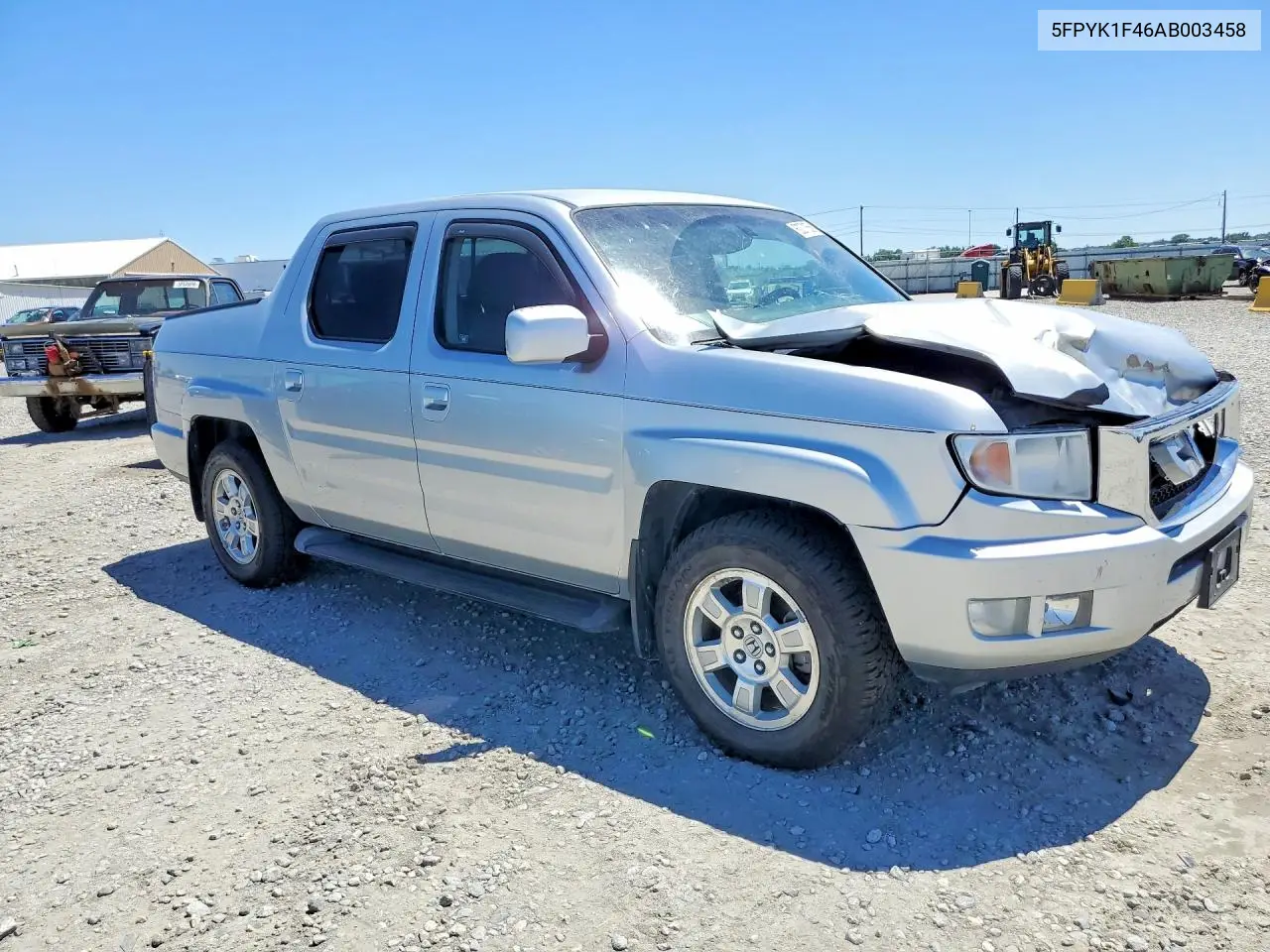 2010 Honda Ridgeline Rts VIN: 5FPYK1F46AB003458 Lot: 60371556