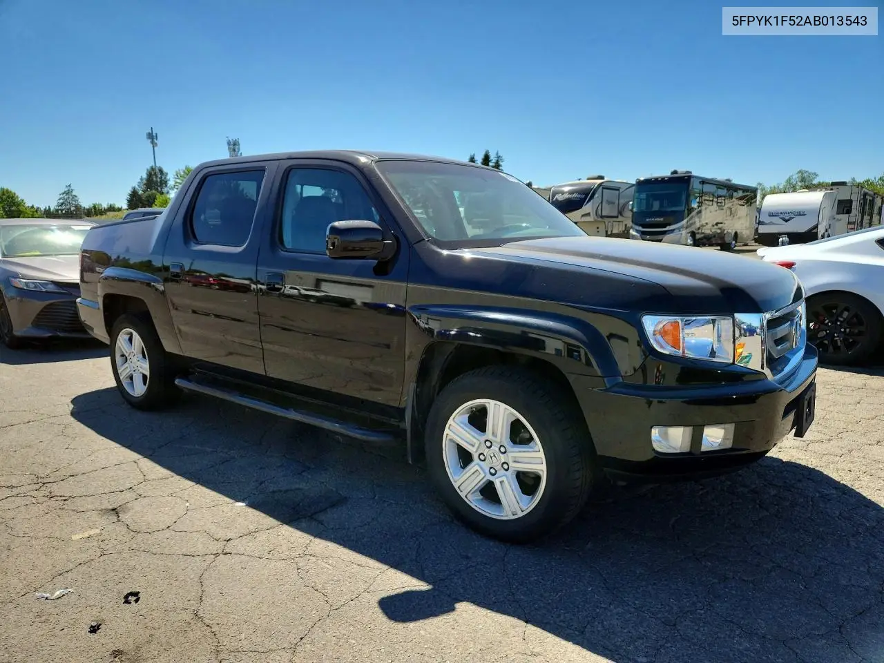 2010 Honda Ridgeline Rtl VIN: 5FPYK1F52AB013543 Lot: 60798036