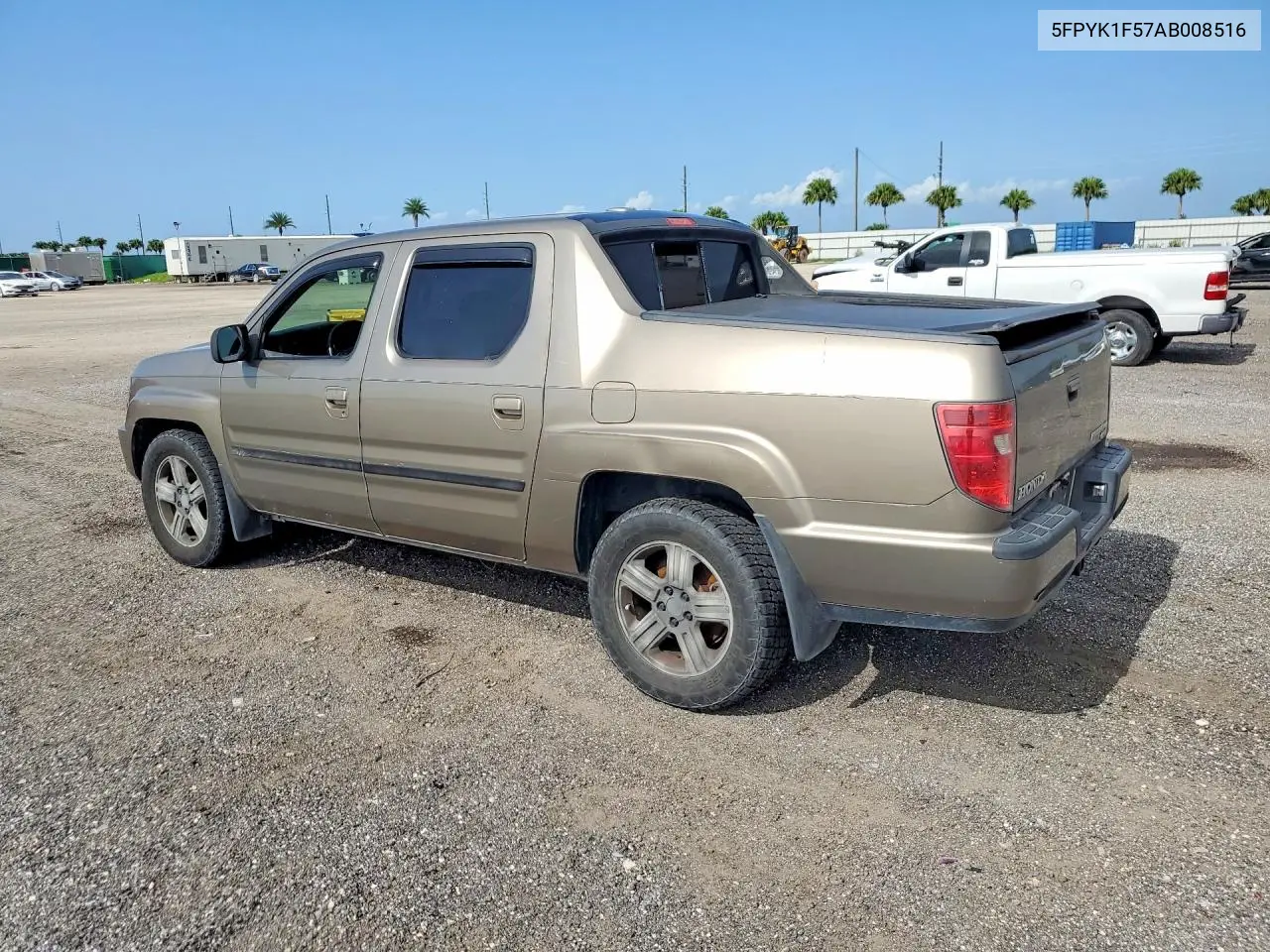 2010 Honda Ridgeline Rtl VIN: 5FPYK1F57AB008516 Lot: 61414576