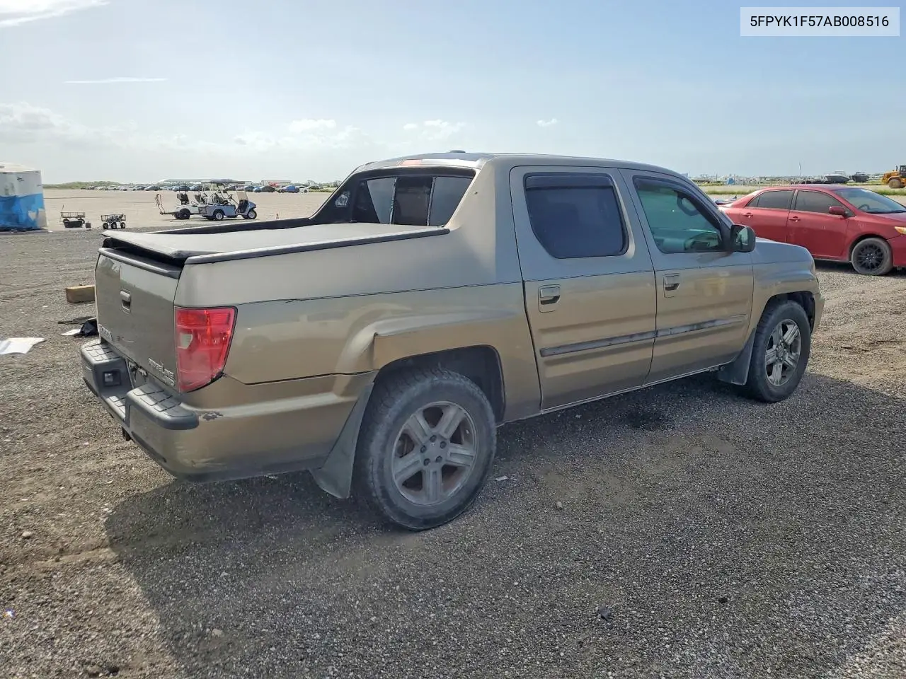 2010 Honda Ridgeline Rtl VIN: 5FPYK1F57AB008516 Lot: 61414576