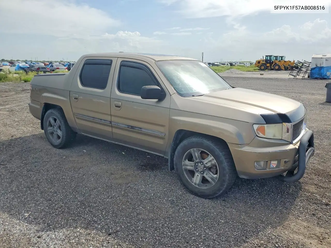2010 Honda Ridgeline Rtl VIN: 5FPYK1F57AB008516 Lot: 61414576