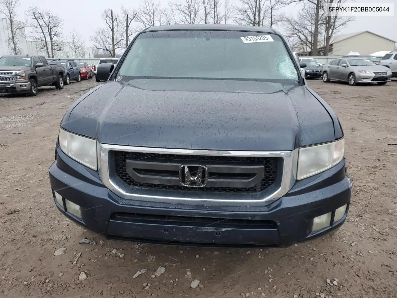 5FPYK1F20BB005044 2011 Honda Ridgeline Rt