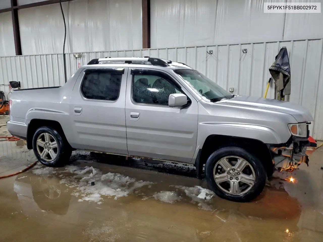 5FPYK1F51BB002972 2011 Honda Ridgeline Rtl