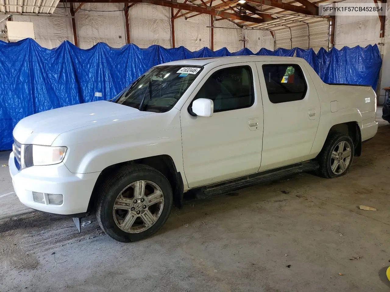 2012 Honda Ridgeline Rtl VIN: 5FPYK1F57CB452854 Lot: 41632446