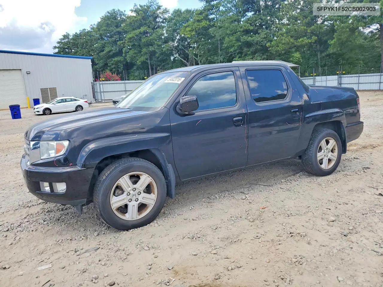 2012 Honda Ridgeline Rtl VIN: 5FPYK1F52CB002903 Lot: 59802016