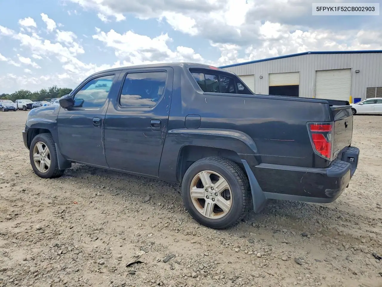 2012 Honda Ridgeline Rtl VIN: 5FPYK1F52CB002903 Lot: 59802016