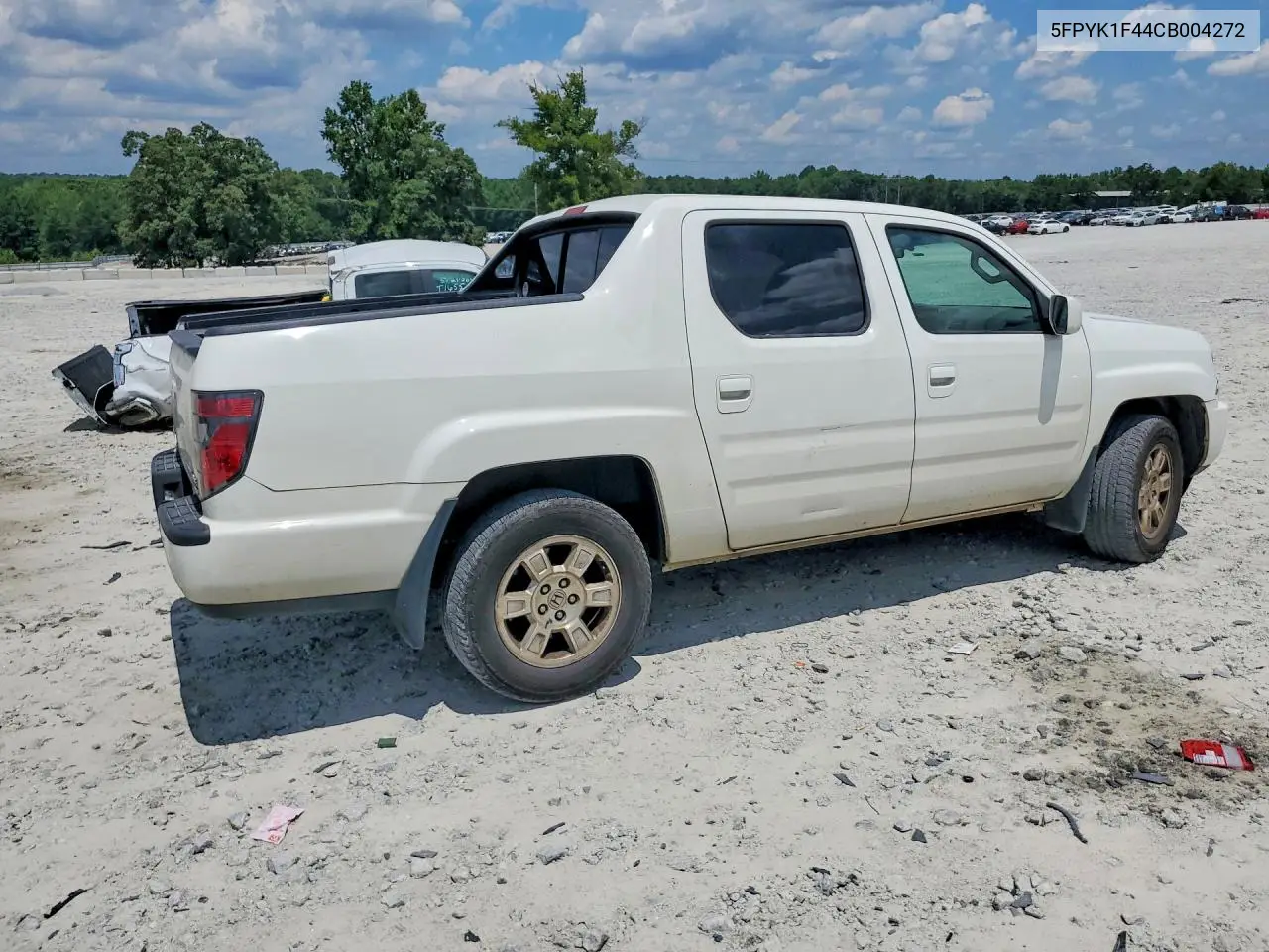 2012 Honda Ridgeline Rts VIN: 5FPYK1F44CB004272 Lot: 60243176