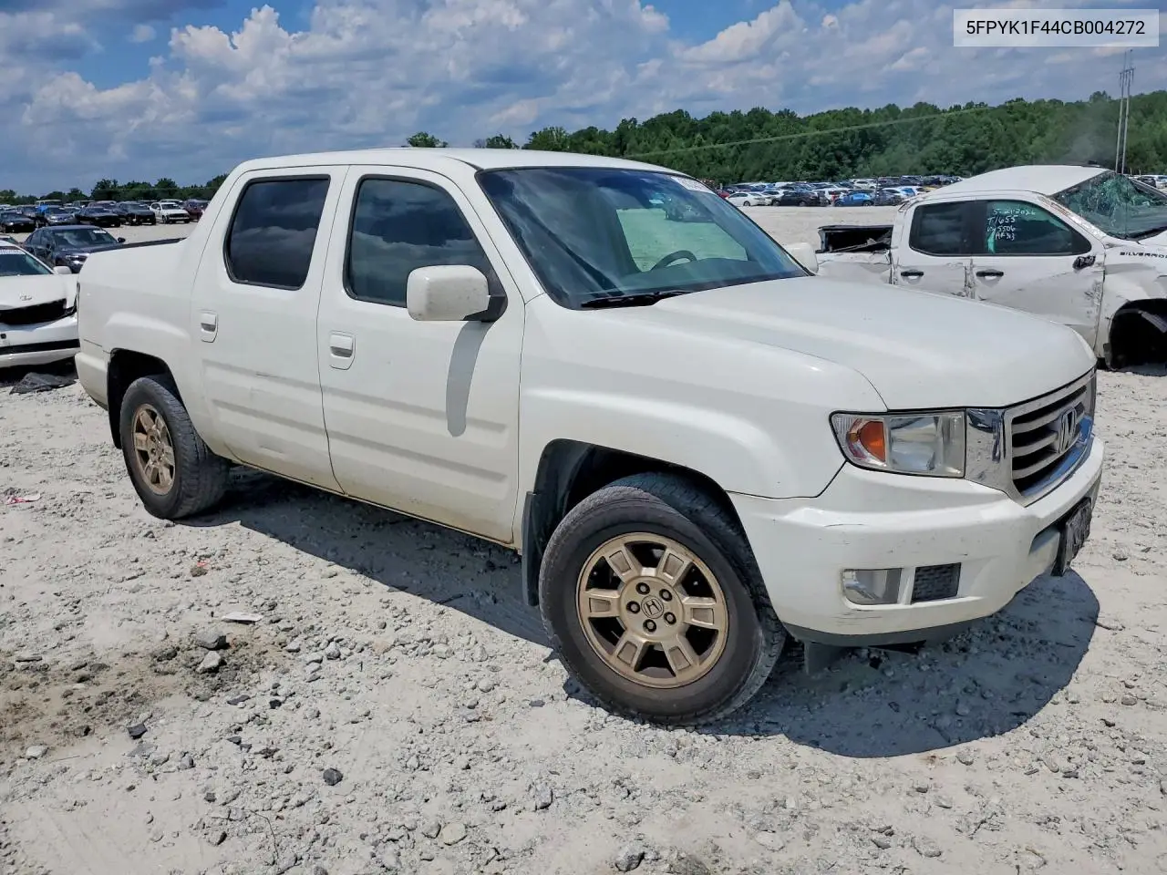 2012 Honda Ridgeline Rts VIN: 5FPYK1F44CB004272 Lot: 60243176