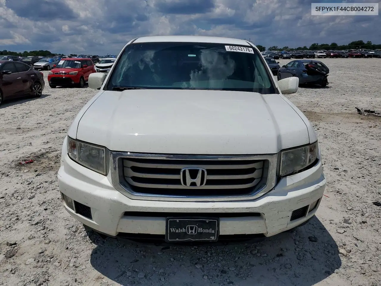 2012 Honda Ridgeline Rts VIN: 5FPYK1F44CB004272 Lot: 60243176