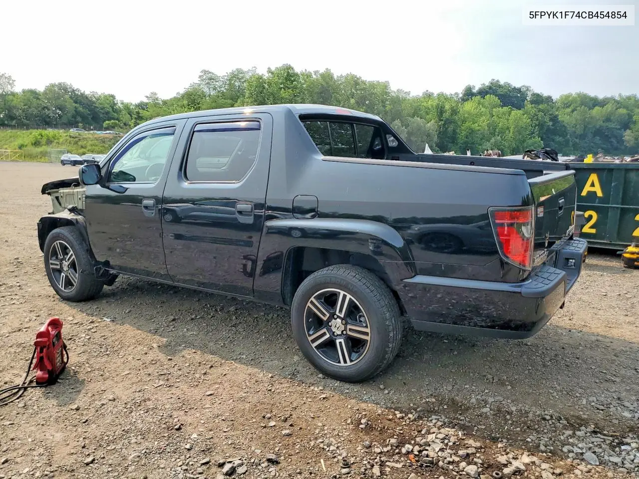 2012 Honda Ridgeline Sport VIN: 5FPYK1F74CB454854 Lot: 60667496