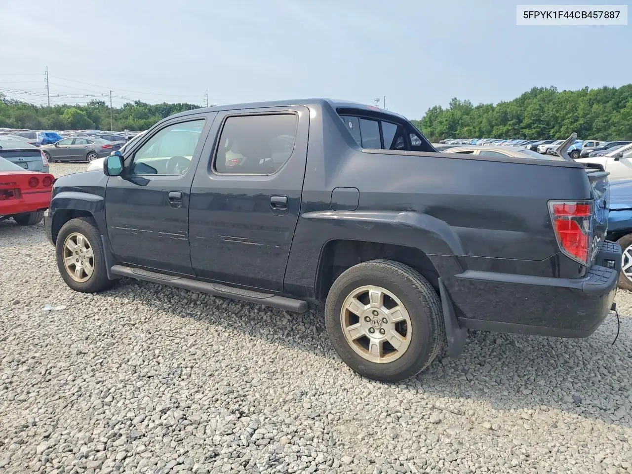 2012 Honda Ridgeline Rts VIN: 5FPYK1F44CB457887 Lot: 60815396