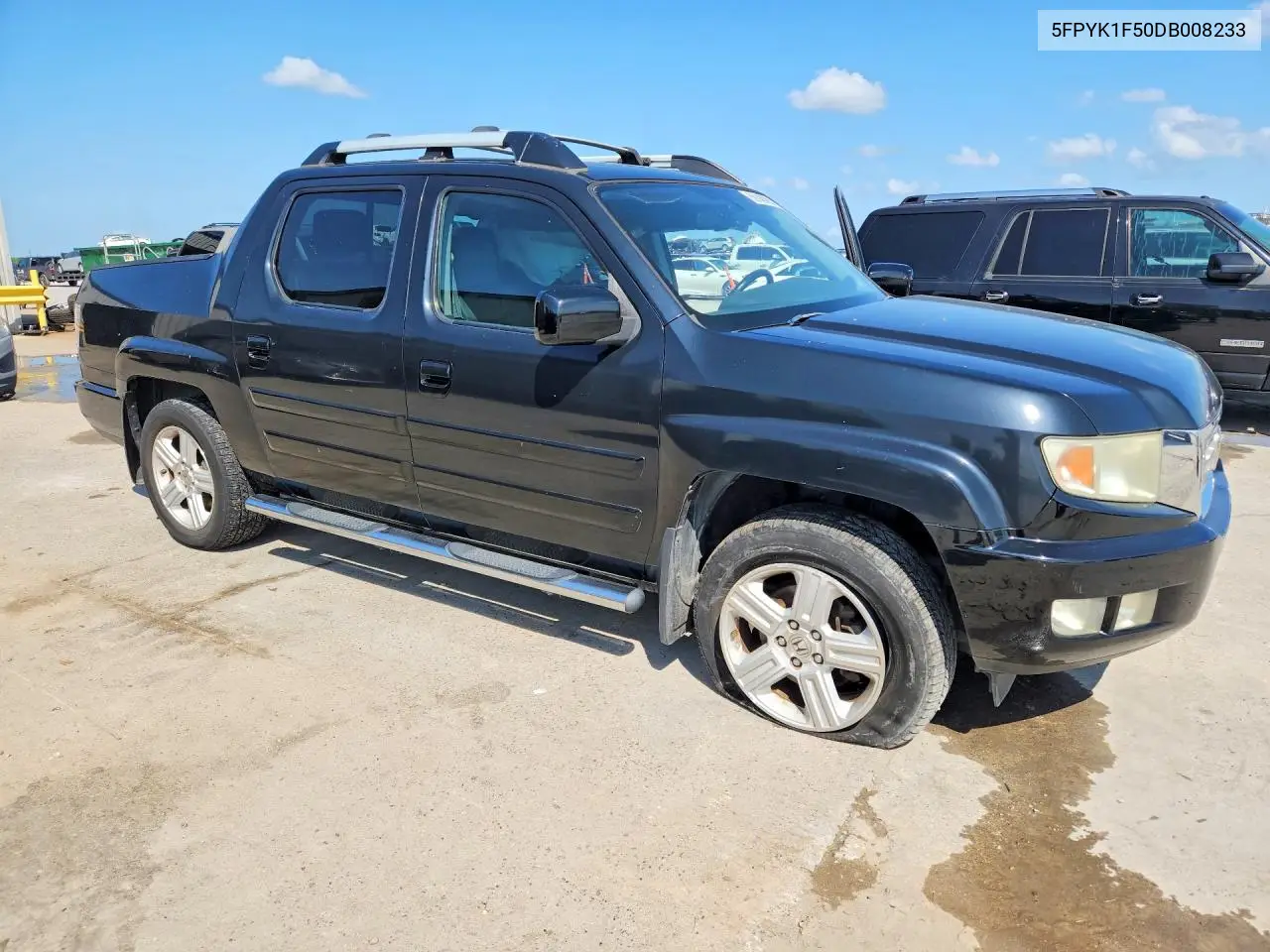 2013 Honda Ridgeline Rtl VIN: 5FPYK1F50DB008233 Lot: 59148006
