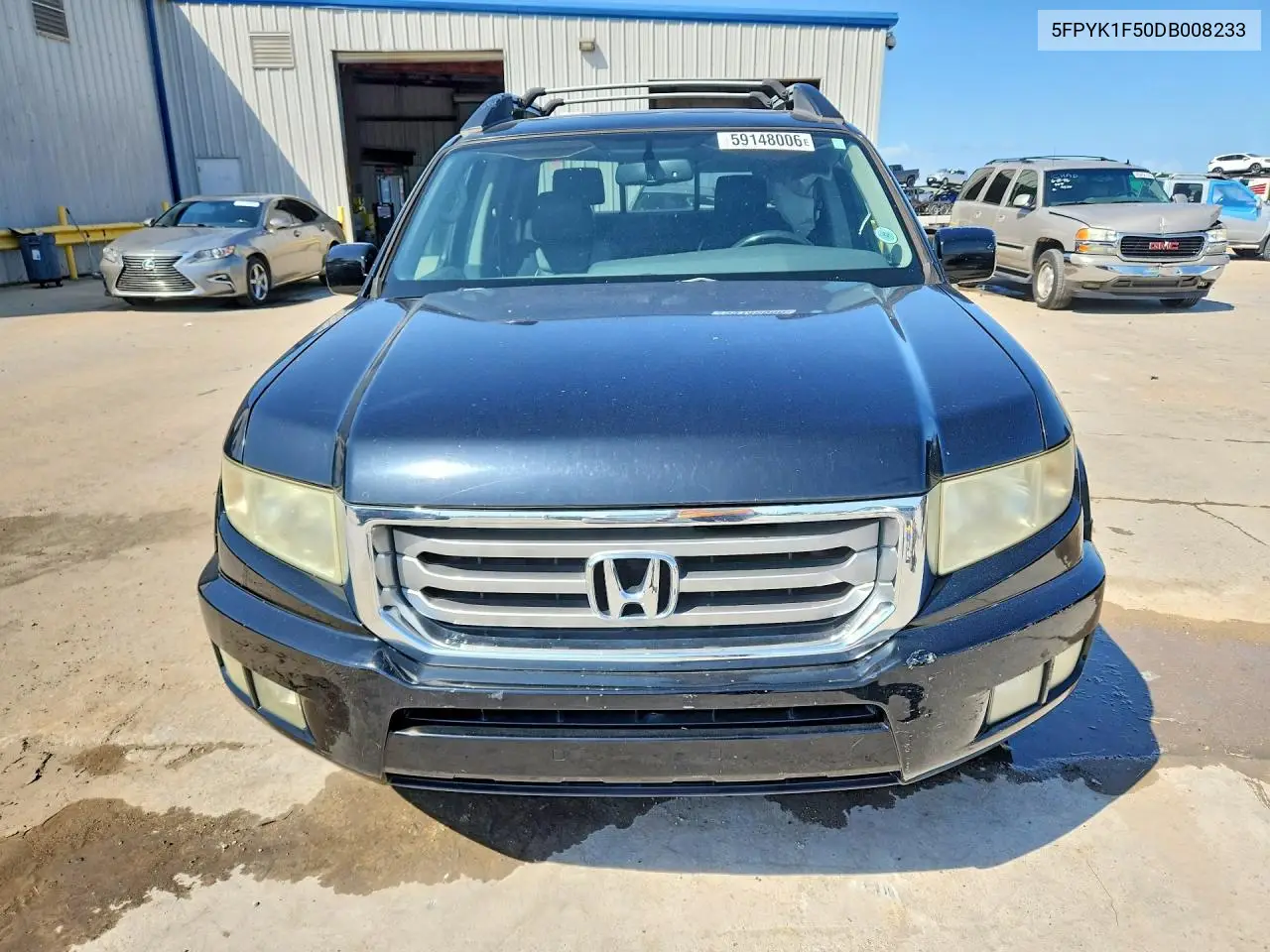 2013 Honda Ridgeline Rtl VIN: 5FPYK1F50DB008233 Lot: 59148006