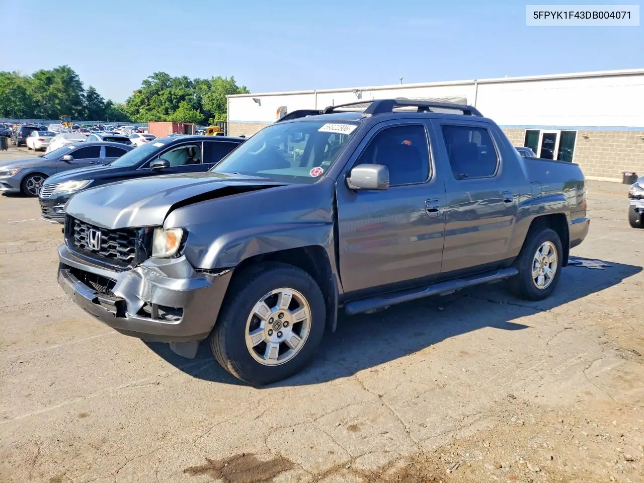 2013 Honda Ridgeline Rts VIN: 5FPYK1F43DB004071 Lot: 59322306