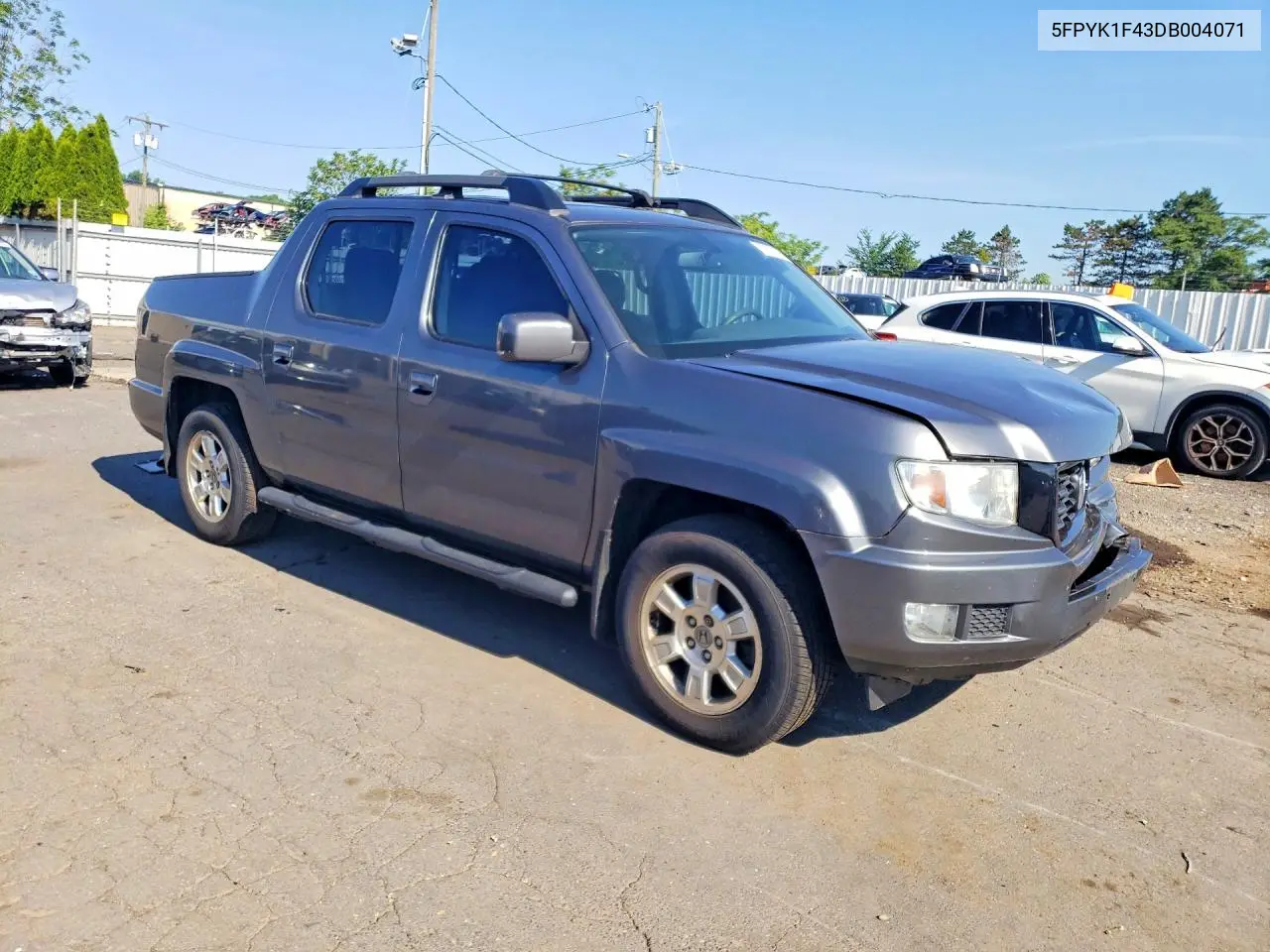 2013 Honda Ridgeline Rts VIN: 5FPYK1F43DB004071 Lot: 59322306