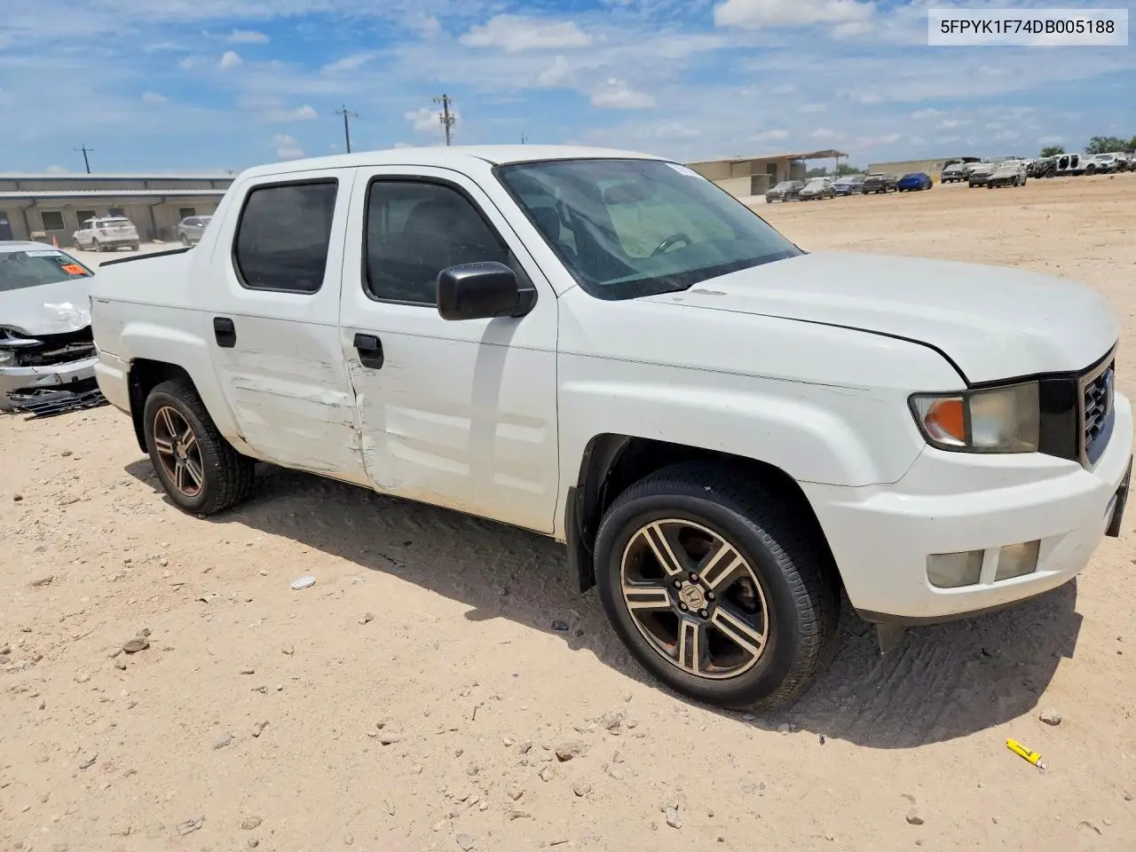 2013 Honda Ridgeline Sport VIN: 5FPYK1F74DB005188 Lot: 59913756