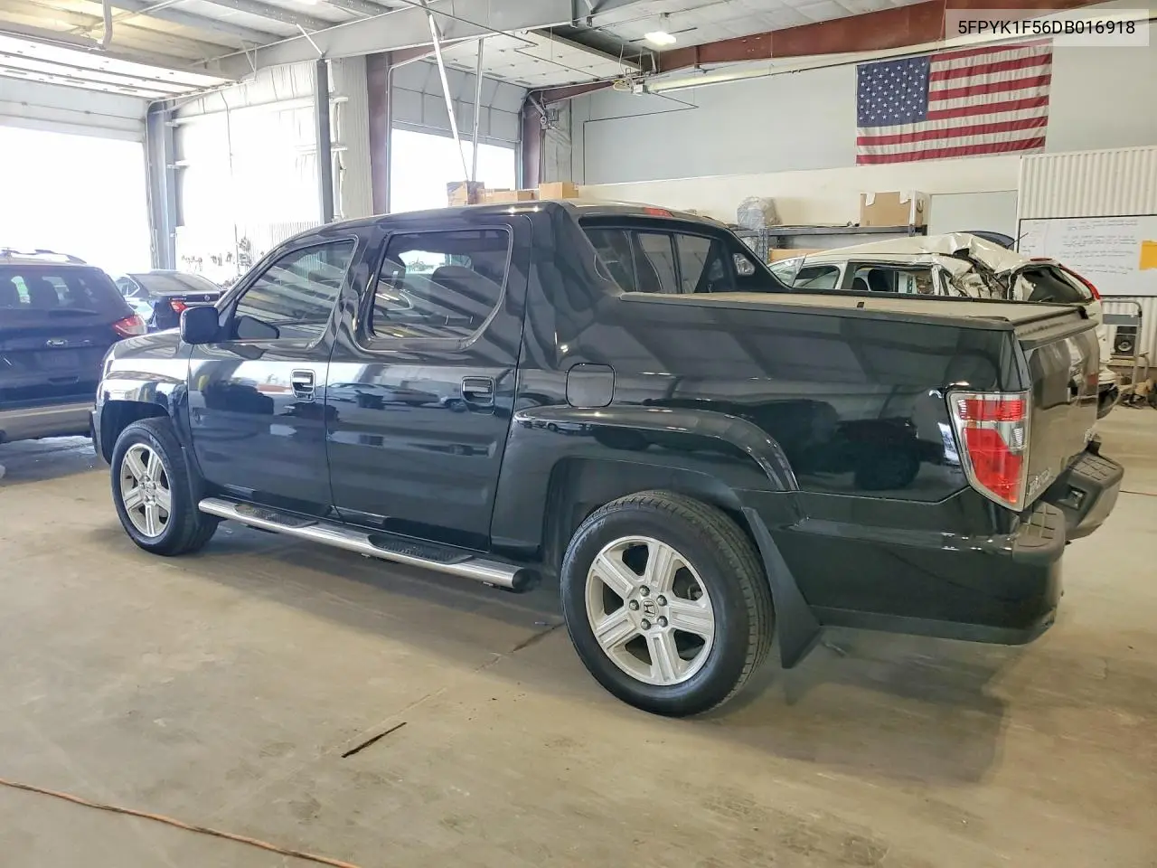 2013 Honda Ridgeline Rtl VIN: 5FPYK1F56DB016918 Lot: 60504556