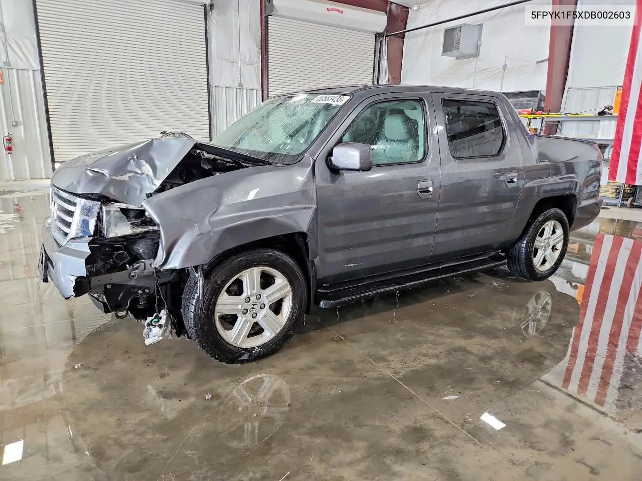 2013 Honda Ridgeline Rtl VIN: 5FPYK1F5XDB002603 Lot: 60583436