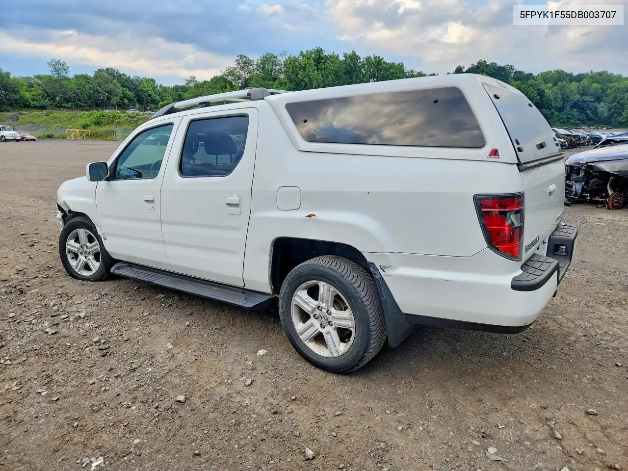 2013 Honda Ridgeline Rtl VIN: 5FPYK1F55DB003707 Lot: 60647966