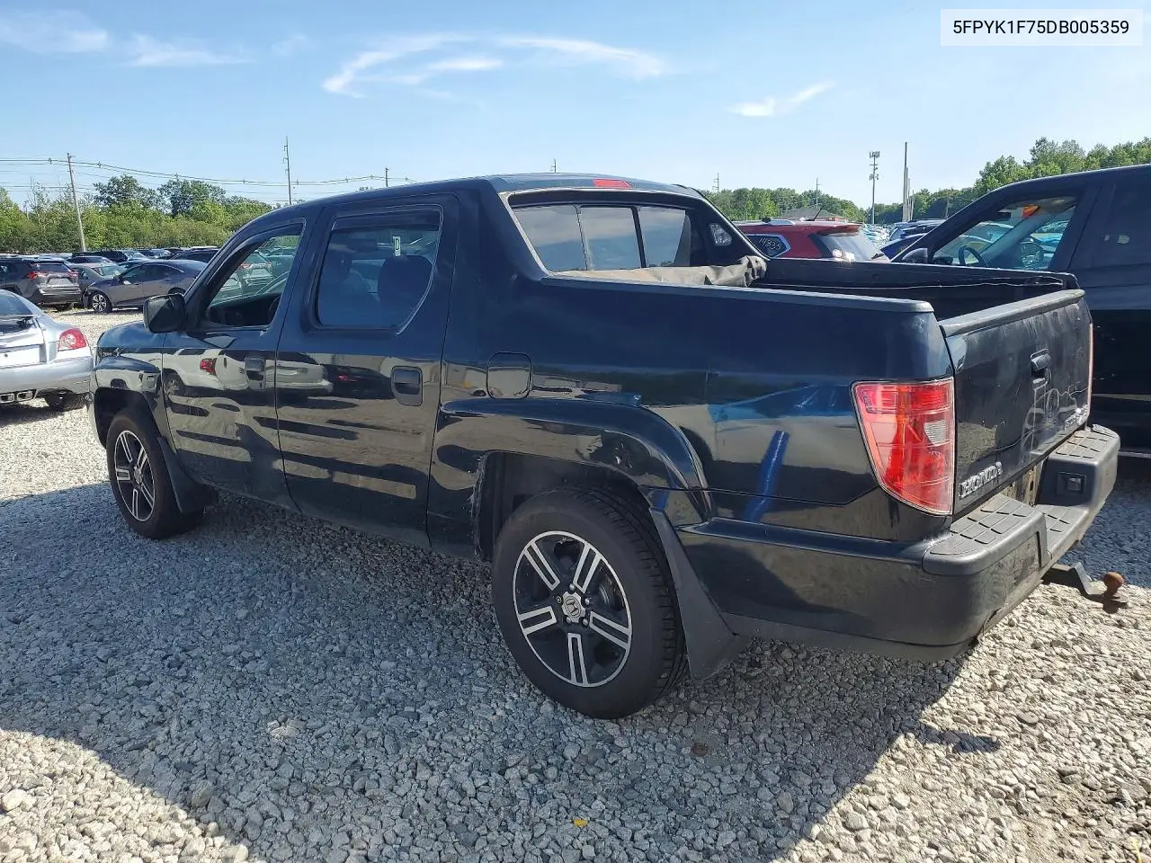 2013 Honda Ridgeline Sport VIN: 5FPYK1F75DB005359 Lot: 61586616