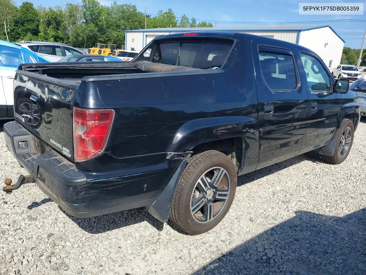 2013 Honda Ridgeline Sport VIN: 5FPYK1F75DB005359 Lot: 61586616