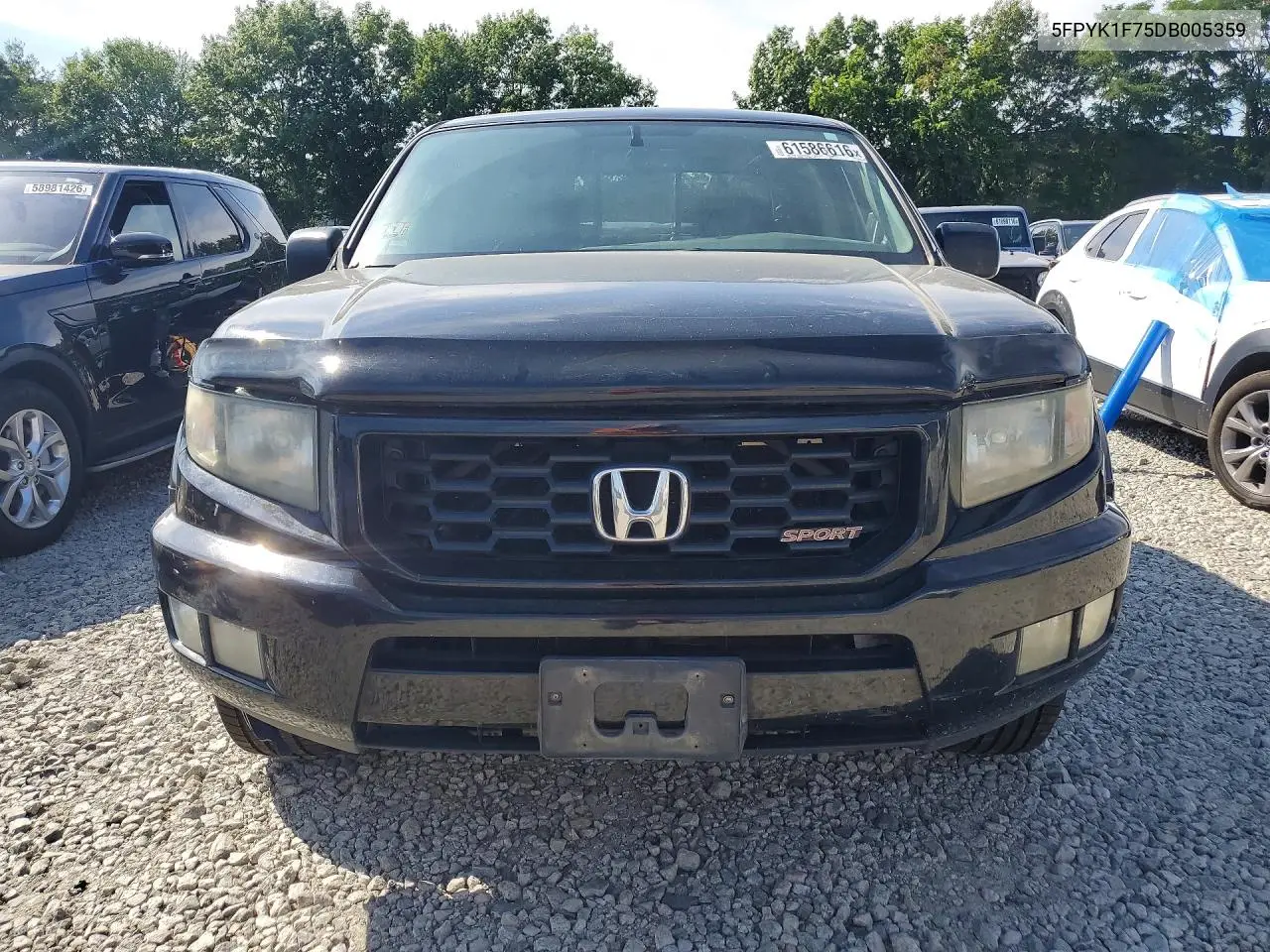 2013 Honda Ridgeline Sport VIN: 5FPYK1F75DB005359 Lot: 61586616