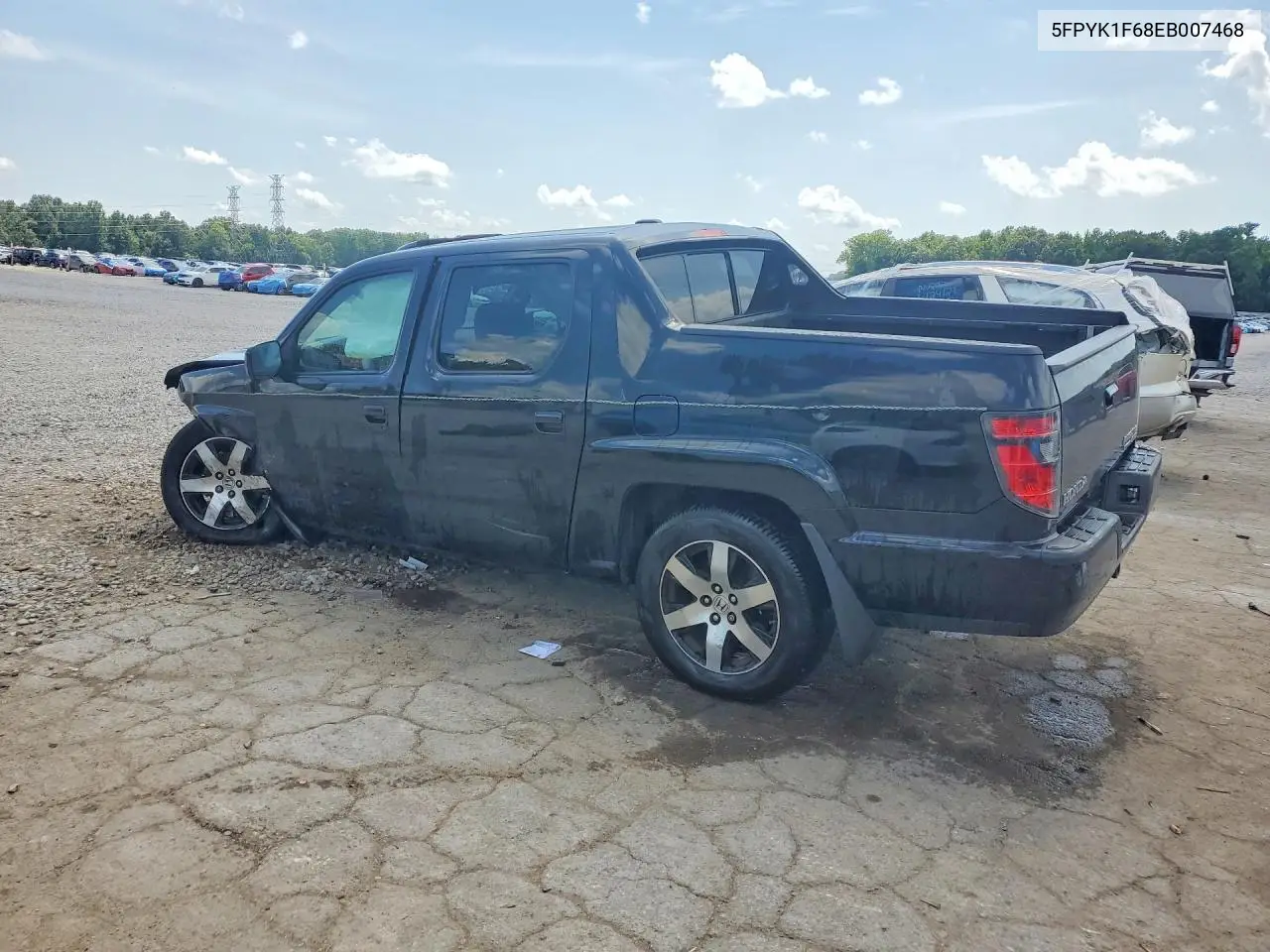 2014 Honda Ridgeline Rtl-S VIN: 5FPYK1F68EB007468 Lot: 60326346
