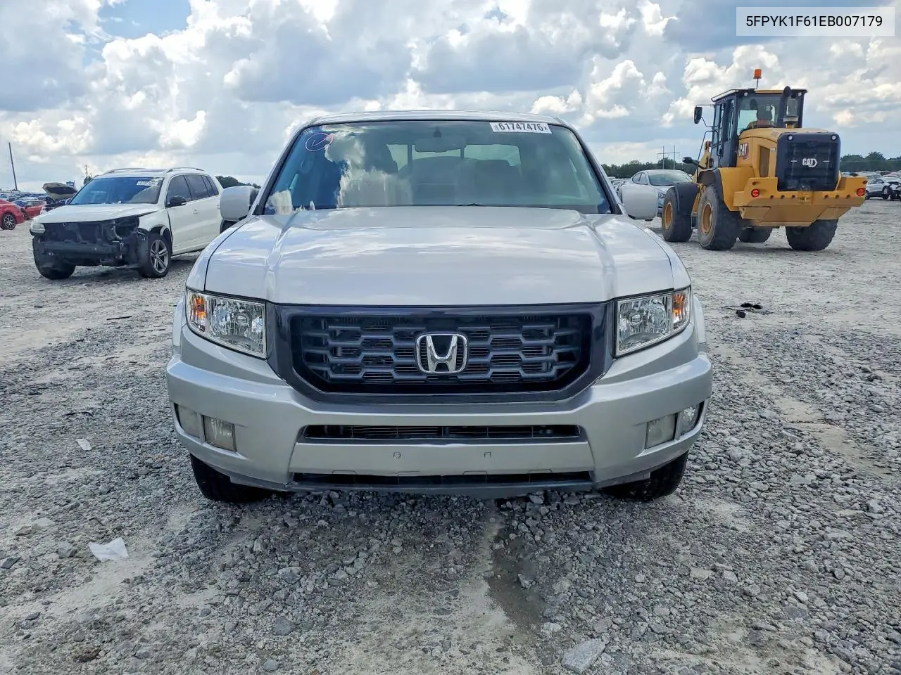 2014 Honda Ridgeline Rtl-S VIN: 5FPYK1F61EB007179 Lot: 61747476