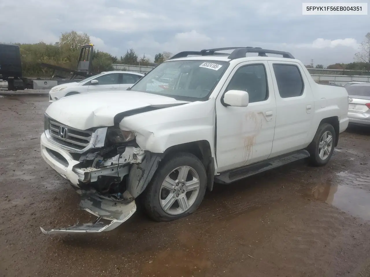 5FPYK1F56EB004351 2014 Honda Ridgeline Rtl