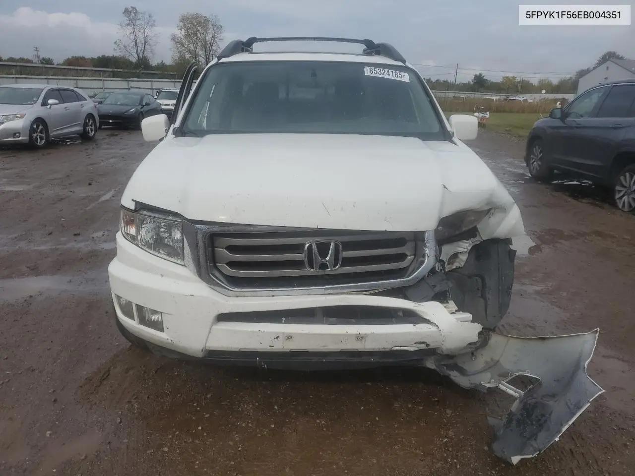 5FPYK1F56EB004351 2014 Honda Ridgeline Rtl
