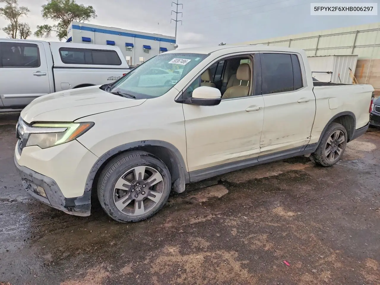 2017 Honda Ridgeline Rtl VIN: 5FPYK2F6XHB006297 Lot: 58367486