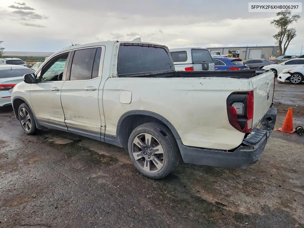 2017 Honda Ridgeline Rtl VIN: 5FPYK2F6XHB006297 Lot: 58367486