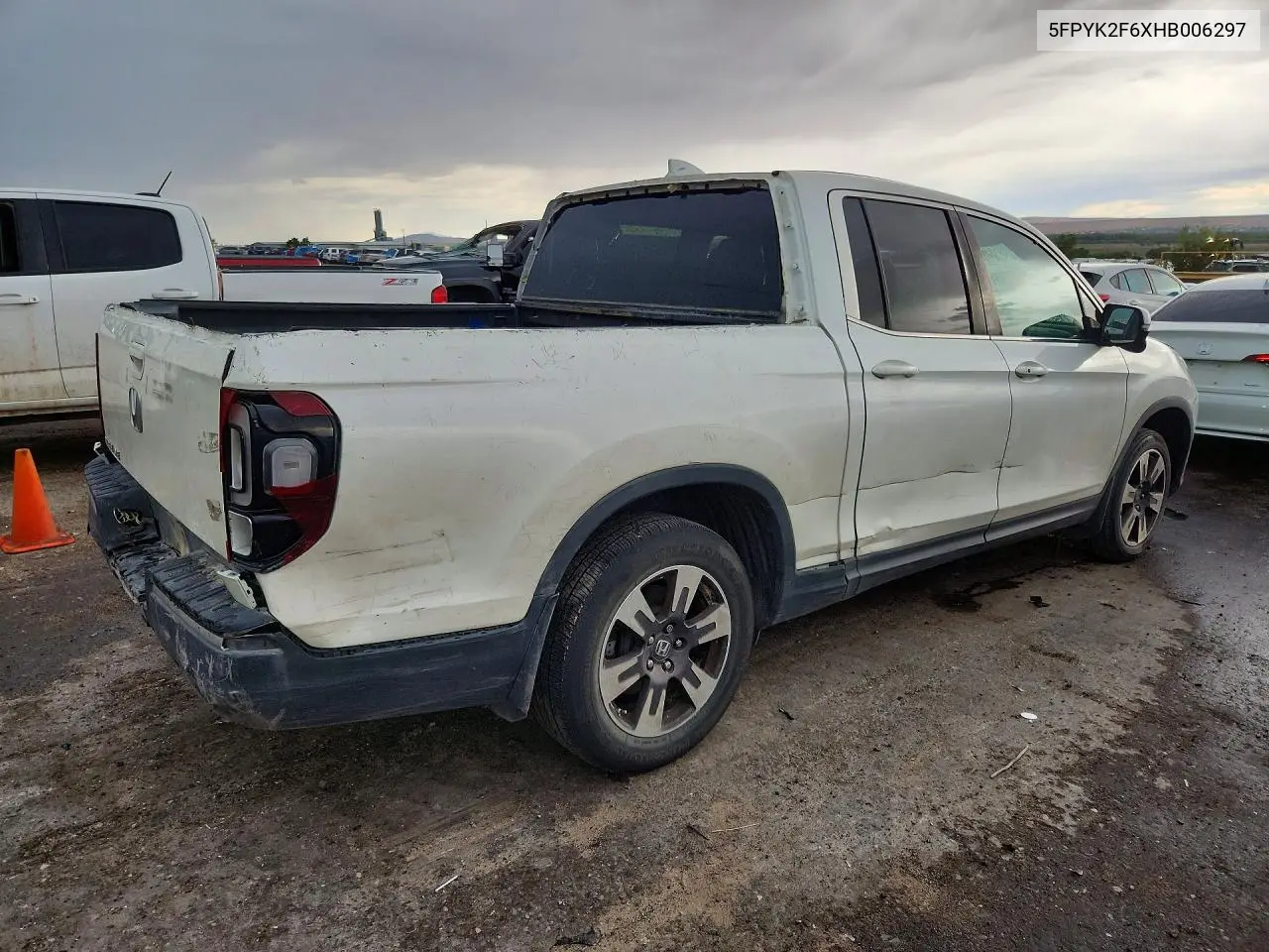 2017 Honda Ridgeline Rtl VIN: 5FPYK2F6XHB006297 Lot: 58367486