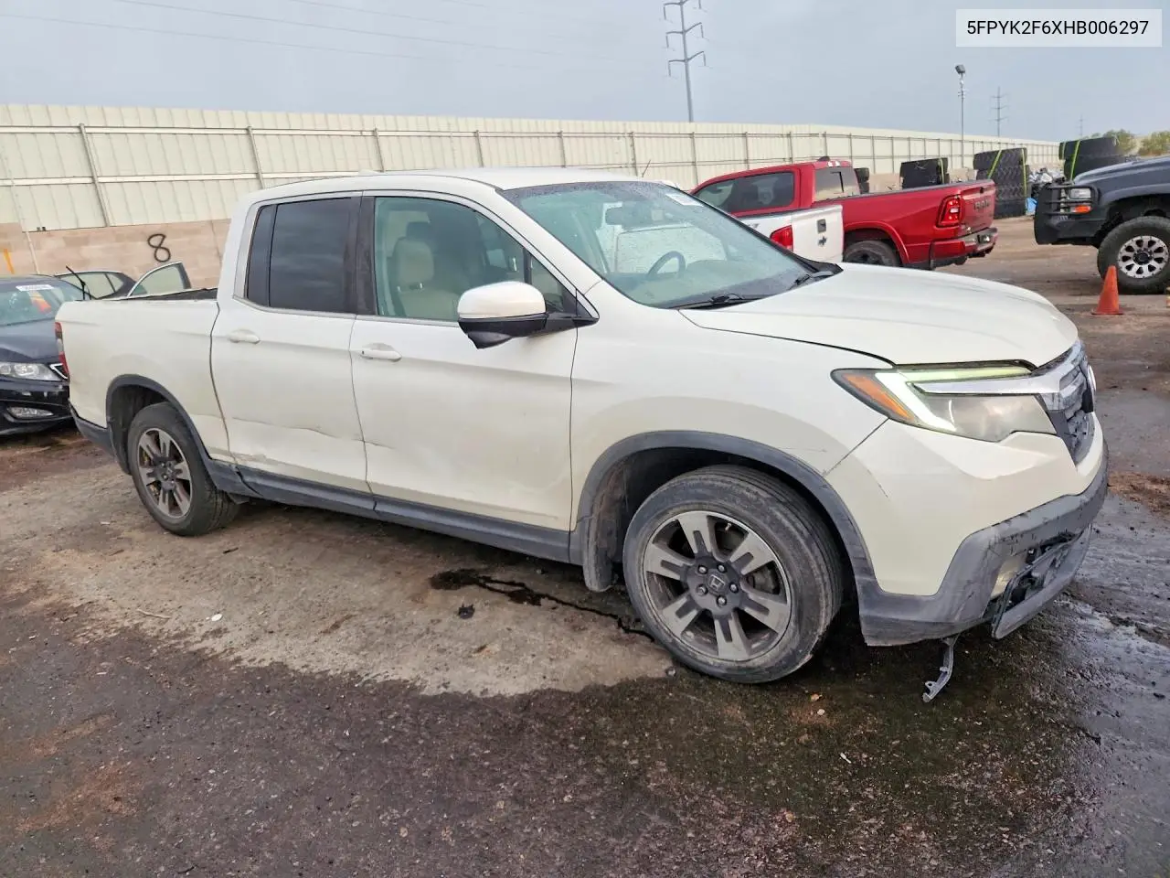 2017 Honda Ridgeline Rtl VIN: 5FPYK2F6XHB006297 Lot: 58367486