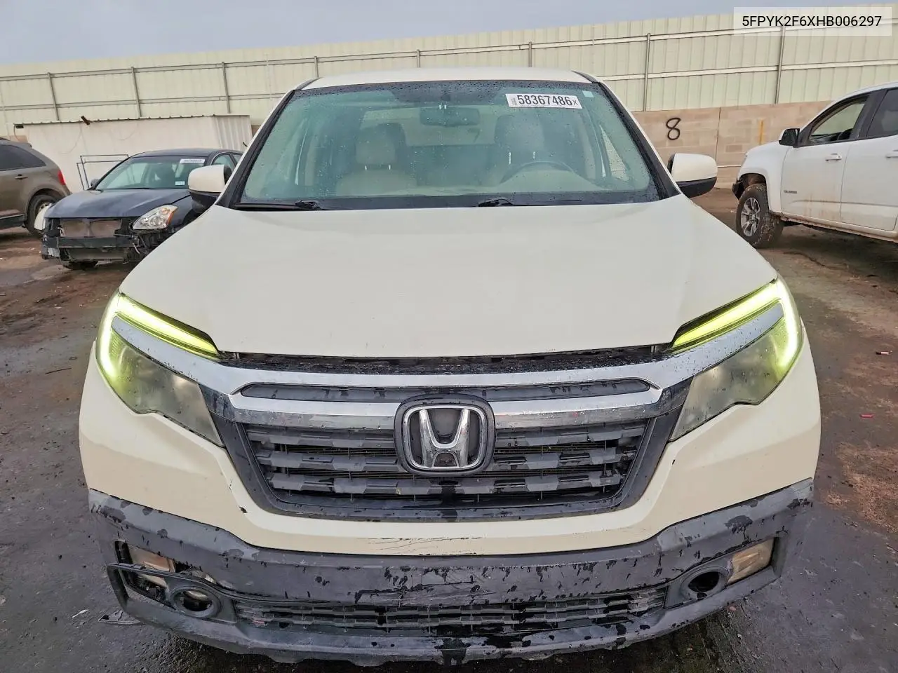 2017 Honda Ridgeline Rtl VIN: 5FPYK2F6XHB006297 Lot: 58367486