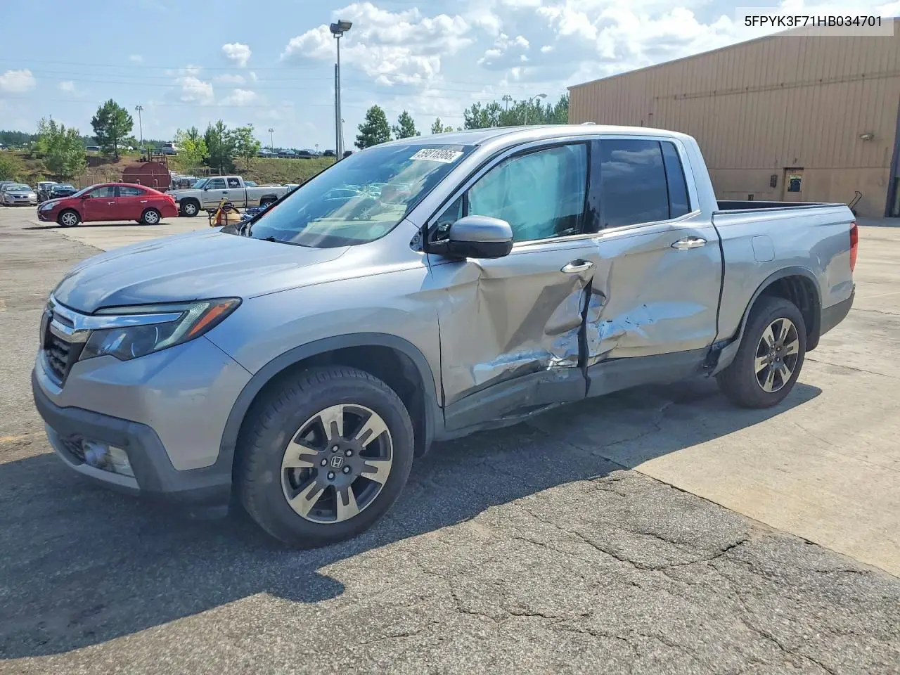2017 Honda Ridgeline Rtl VIN: 5FPYK3F71HB034701 Lot: 59818966