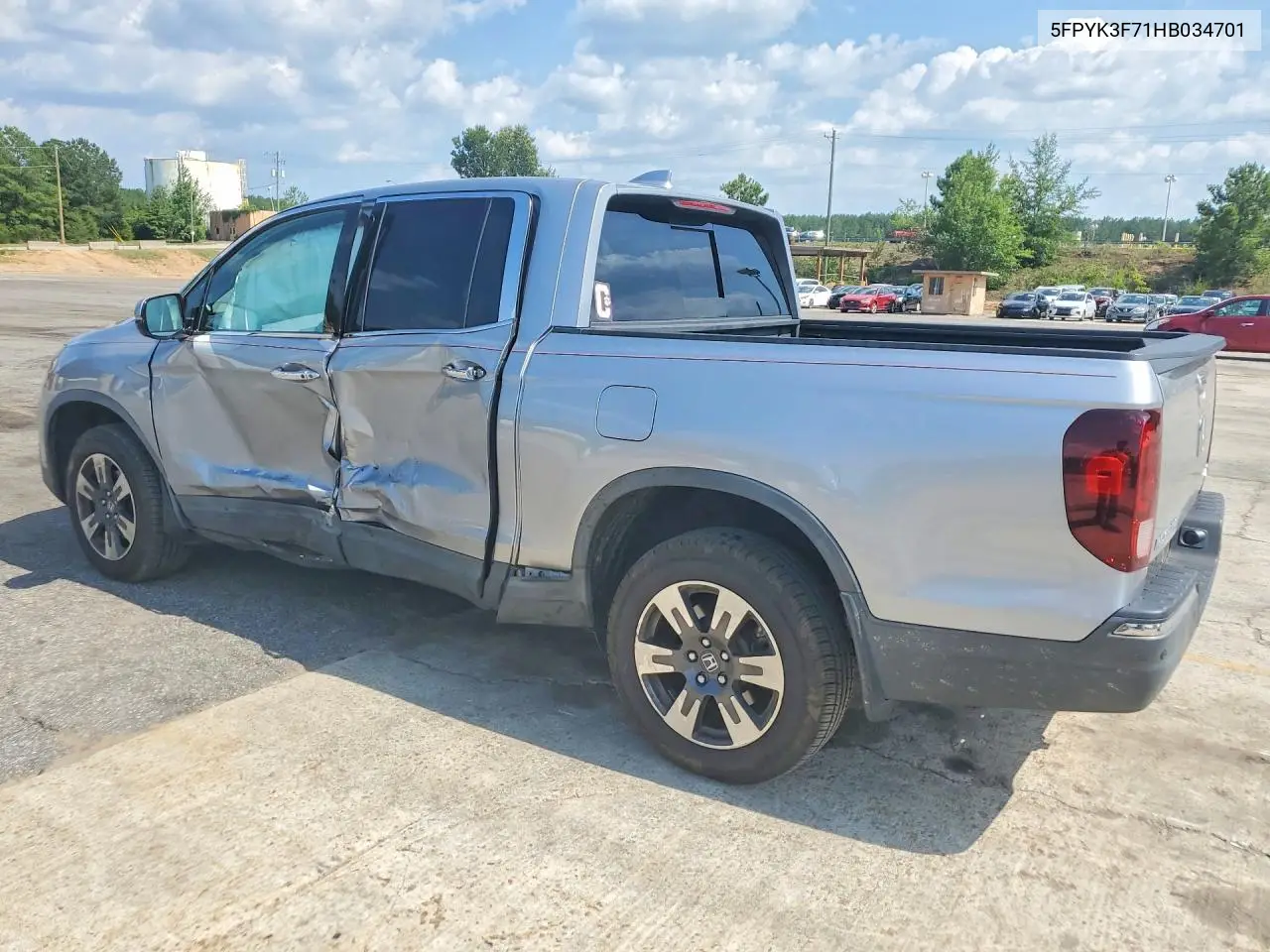2017 Honda Ridgeline Rtl VIN: 5FPYK3F71HB034701 Lot: 59818966