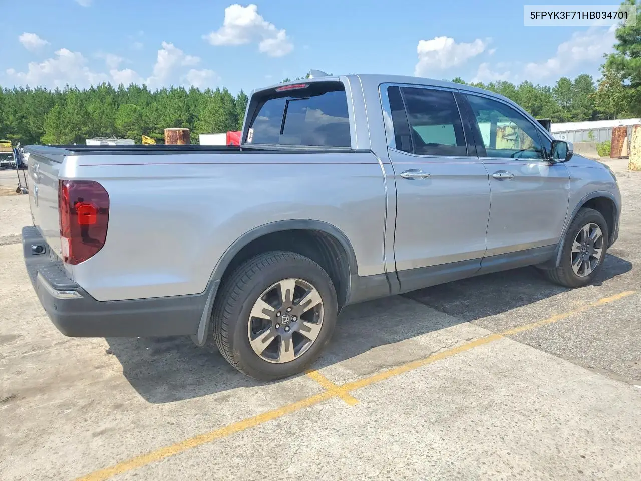 2017 Honda Ridgeline Rtl VIN: 5FPYK3F71HB034701 Lot: 59818966
