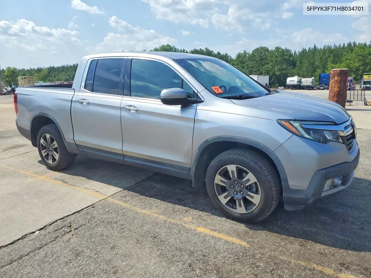 2017 Honda Ridgeline Rtl VIN: 5FPYK3F71HB034701 Lot: 59818966