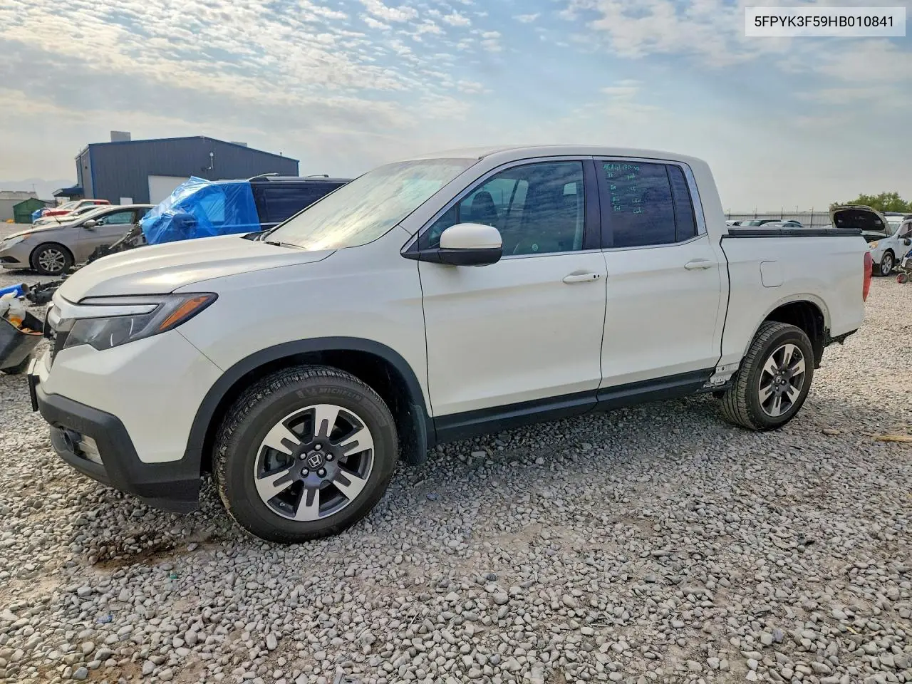 2017 Honda Ridgeline Rtl VIN: 5FPYK3F59HB010841 Lot: 60610056