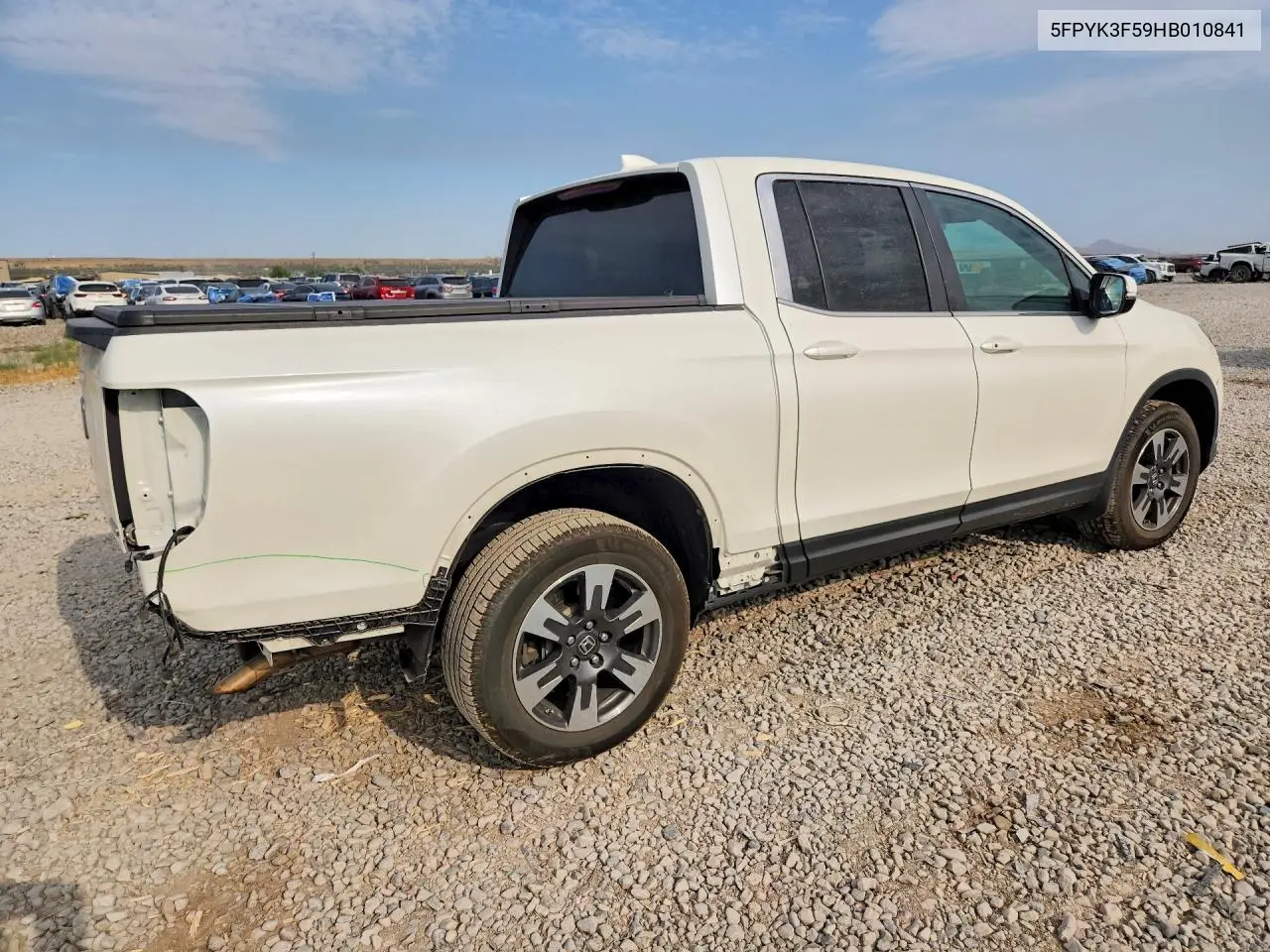 2017 Honda Ridgeline Rtl VIN: 5FPYK3F59HB010841 Lot: 60610056