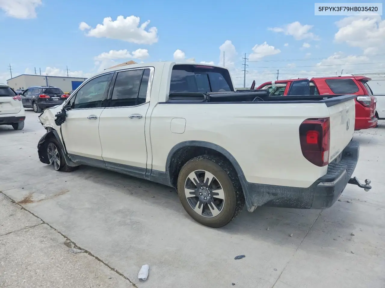 2017 Honda Ridgeline Rtl VIN: 5FPYK3F79HB035420 Lot: 60663116