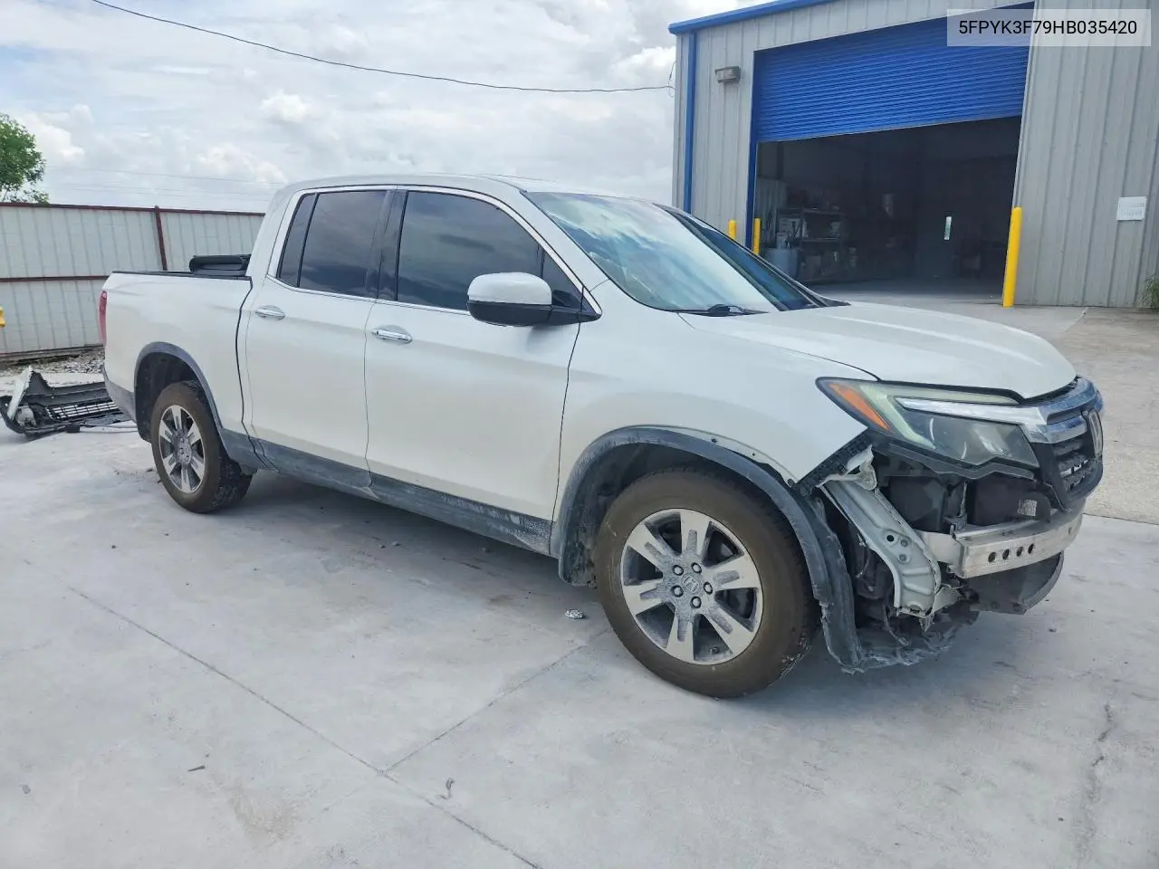 2017 Honda Ridgeline Rtl VIN: 5FPYK3F79HB035420 Lot: 60663116